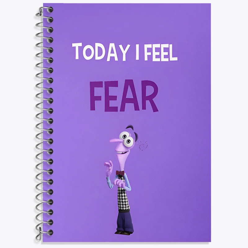دفتر نت موسیقی 50 برگ خندالو طرح اینساید اوت (Fear) کد N8406
