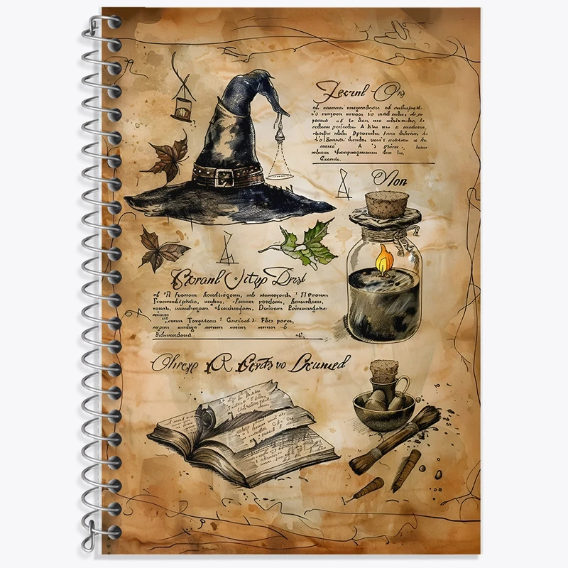 دفتر زبان 50 برگ خندالو مدل دو خط طرح هری پاتر (Harry Potter) کد F10556