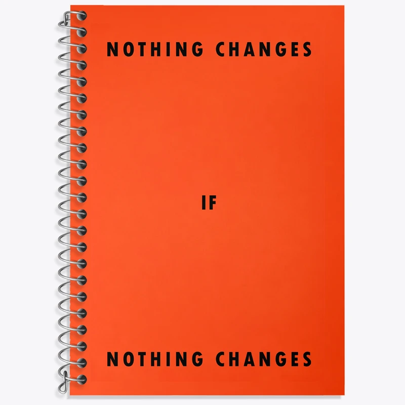 دفتر زبان 50 برگ خندالو مدل دو خط طرح انگیزشی کد N8527