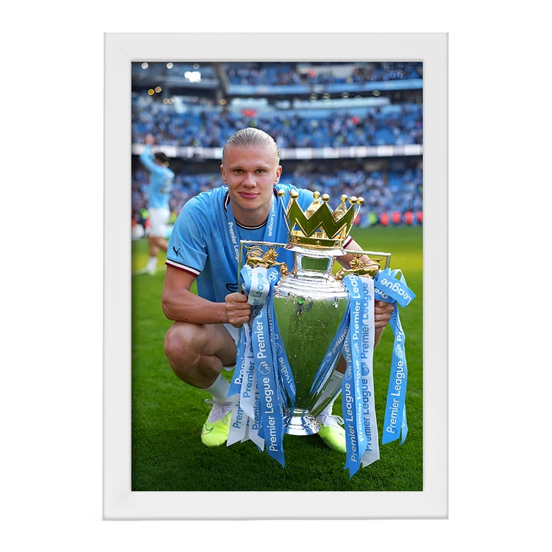 تابلو خندالو طرح ارلینگ هالند (Erling Haaland) کد F14277