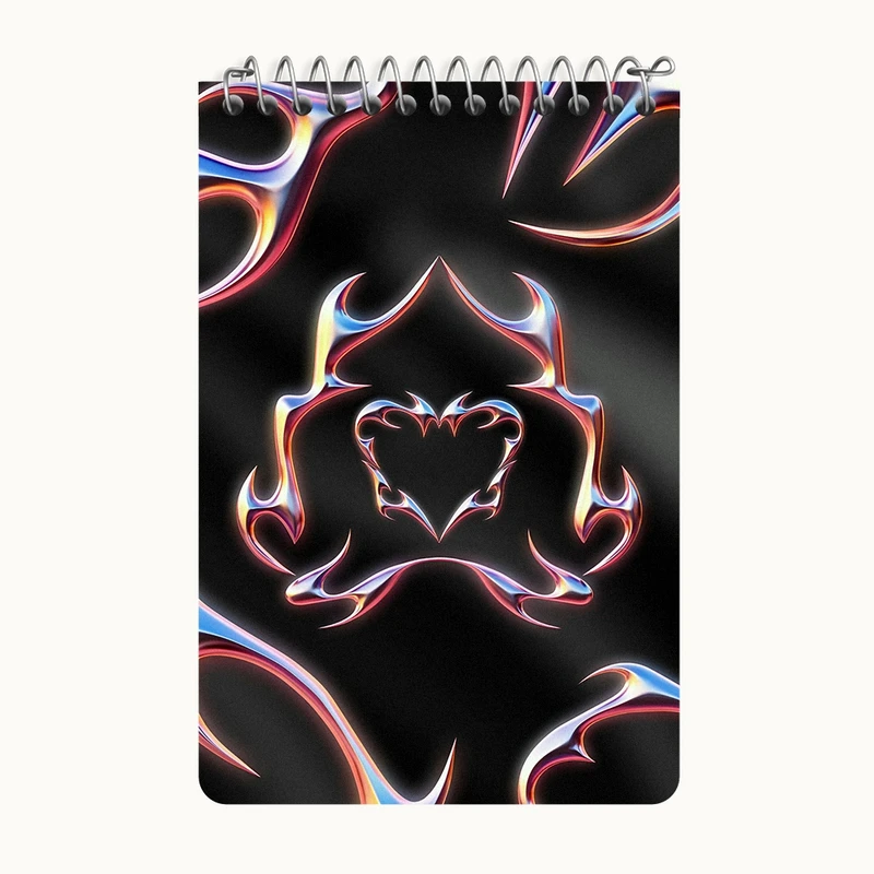 دفتر یادداشت 50 برگ خندالو طرح مفهومی کد F3907