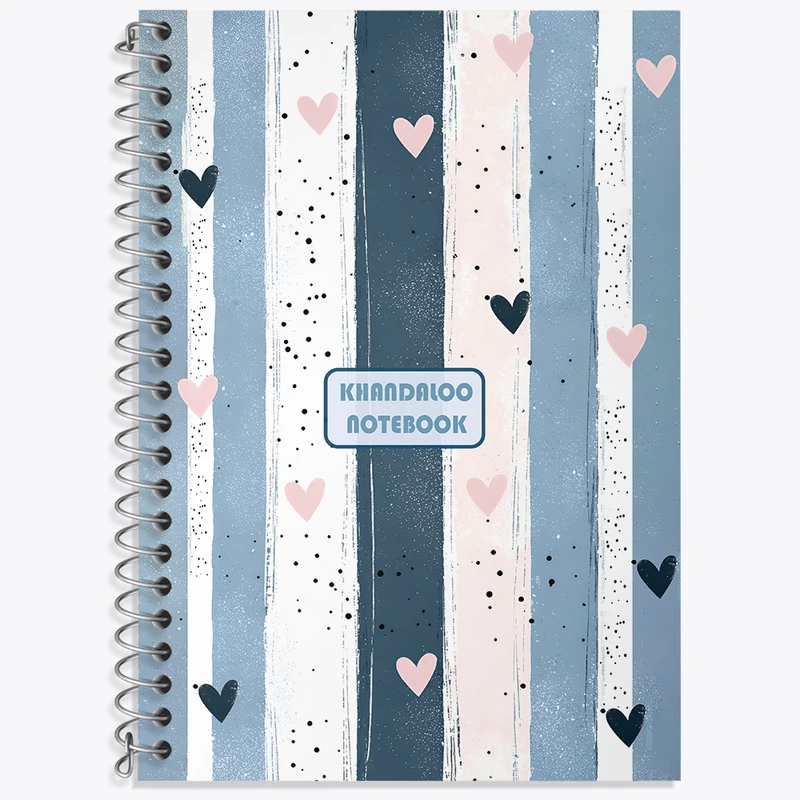 دفتر نت موسیقی 50 برگ خندالو طرح پترن قلبی کد N7352