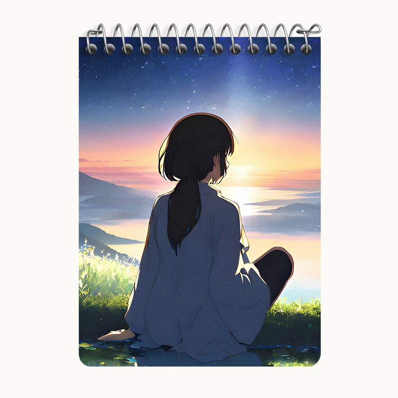 دفتر یادداشت 50 برگ خندالو طرح دخترانه کد N4331