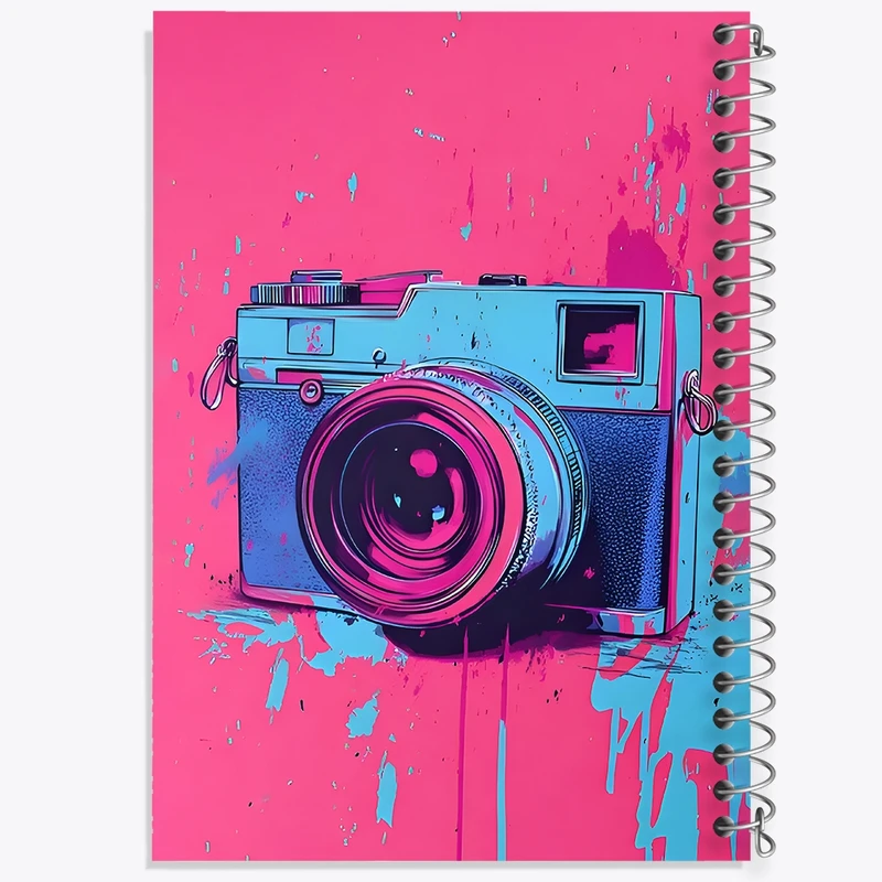 دفتر لیست خرید 50 برگ خندالو طرح دوربین عکاسی کد F9847