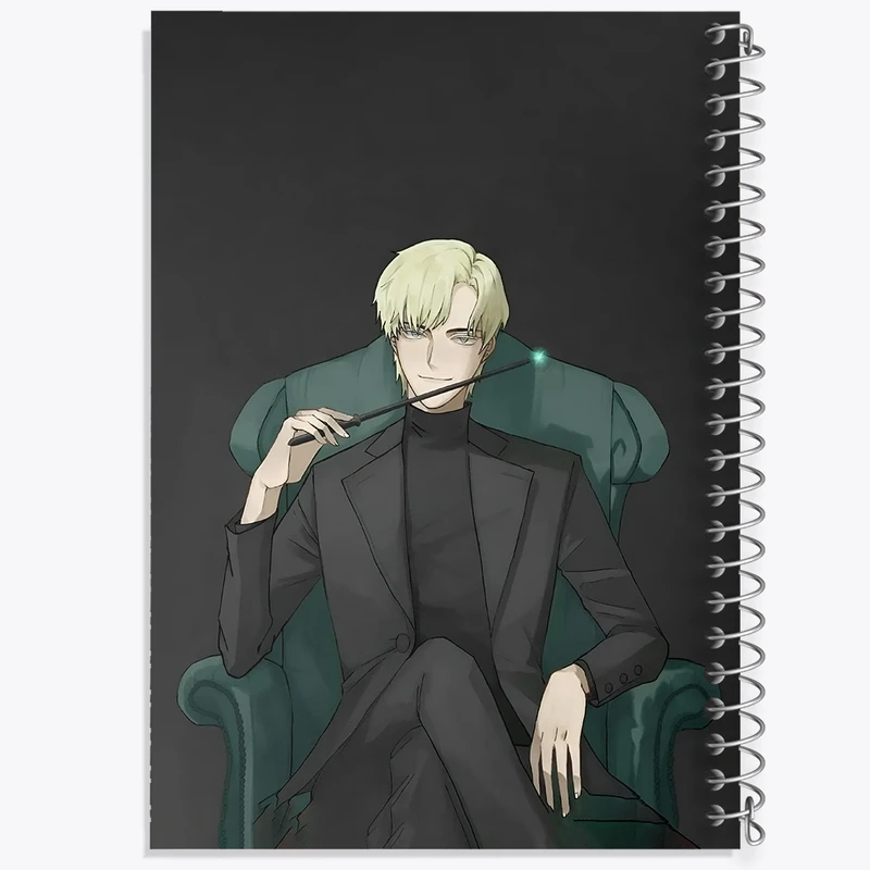 دفتر طراحی 50 برگ خندالو طرح مالفوی هری پاتر (Harry Potter) کد N2444