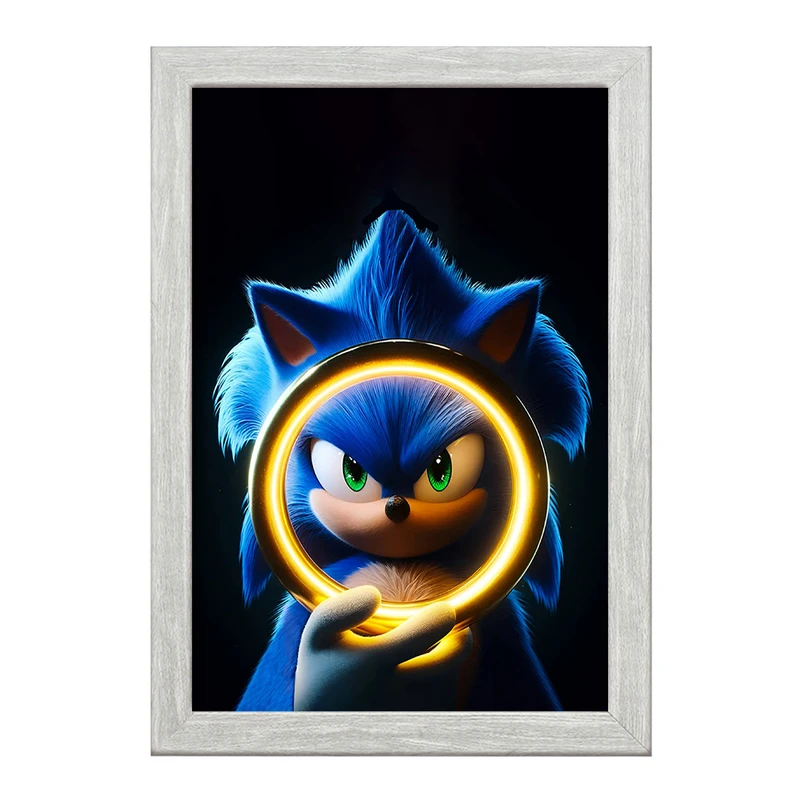 تابلو خندالو طرح سونیک (Sonic) کد F2228