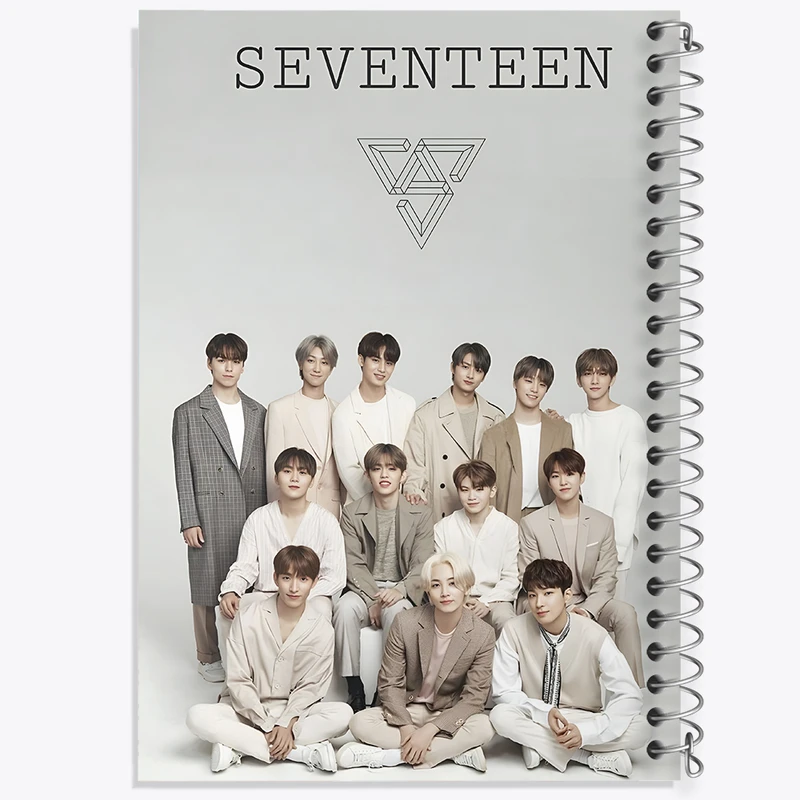 دفتر نقاشی 50 برگ خندالو طرح سونتین (Seventeen) کد F11179