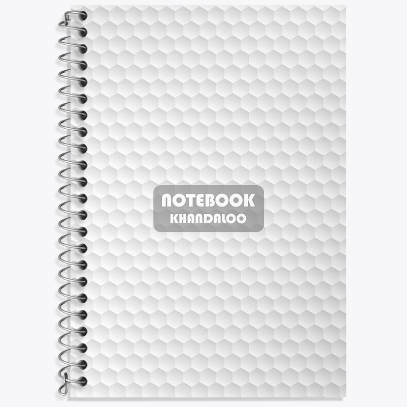 دفتر زبان 50 برگ خندالو مدل دو خط طرح مدرن کد N7584