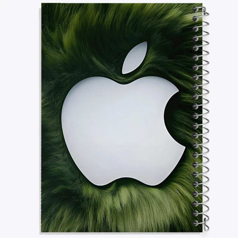 دفتر ژورنال نویسی 50 برگ خندالو مدل نقطه ای طرح لوگو اپل کد F9302