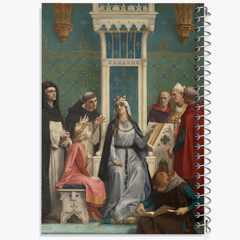 دفتر مشق 100 برگ خندالو طرح نقاشی سنت لوئیس الکساندر کابانل کد F12172