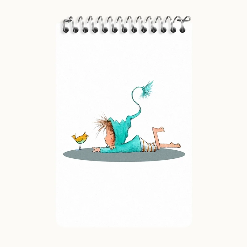 دفتر یادداشت 50 برگ خندالو طرح دخترانه کد F8187