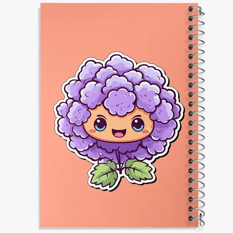 دفتر طراحی 50 برگ خندالو طرح گل و گیاه کد 36628