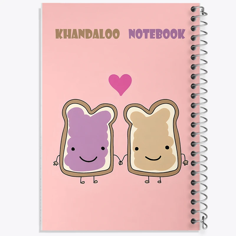 دفتر نقاشی 50 برگ خندالو طرح عاشقانه کد N7382