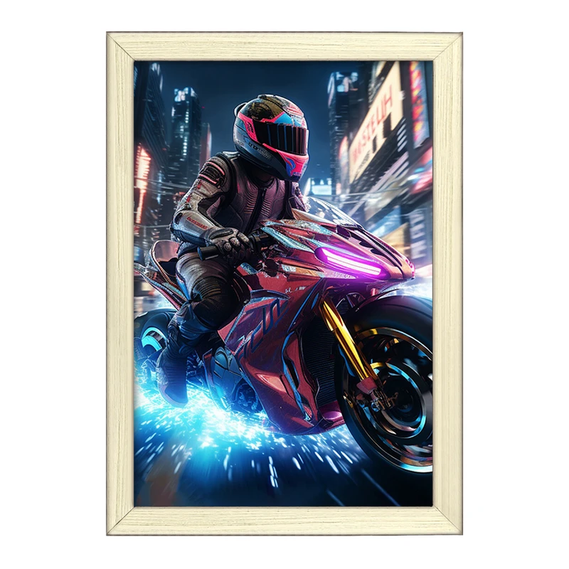 تابلو خندالو طرح موتور سیکلت (Motorcycle) کد F1025