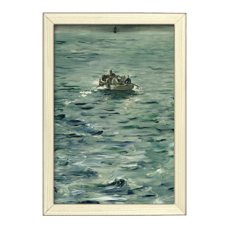 تابلو خندالو طرح نقاشی فرار روشفور اثر ادوار مانه کد F12416