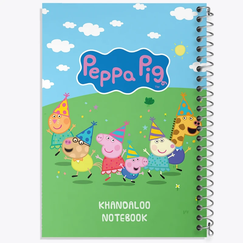 دفتر طراحی 50 برگ خندالو طرح انیمیشن پپا پیگ (Peppa Pig) کد N9247