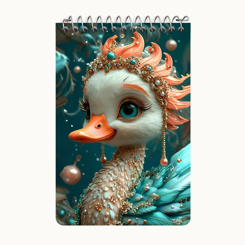 دفتر یادداشت 50 برگ خندالو طرح قوی زیبا کد F8132