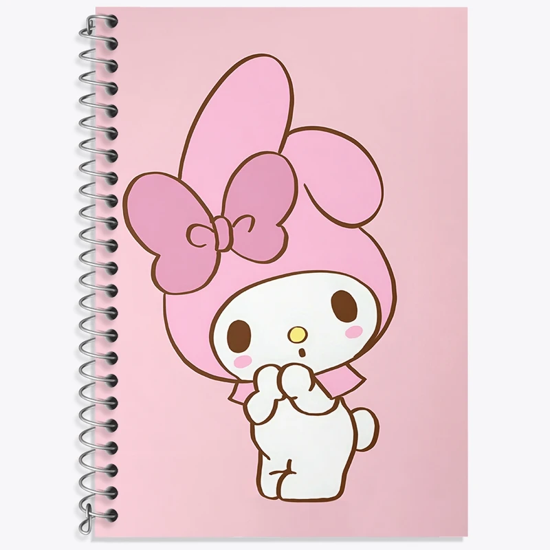 دفتر زبان 50 برگ خندالو مدل سه خط طرح مای ملودی (My Melody) کد N9083