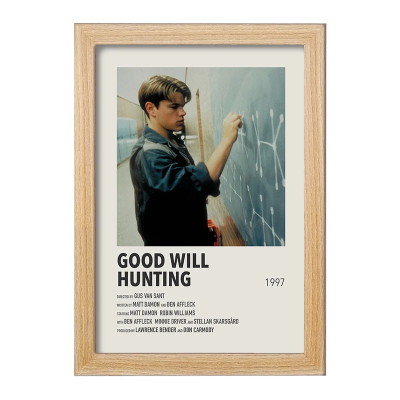 تابلو خندالو طرح ویل هانتینگ نابغه (Good Will Hunting) کد F13351