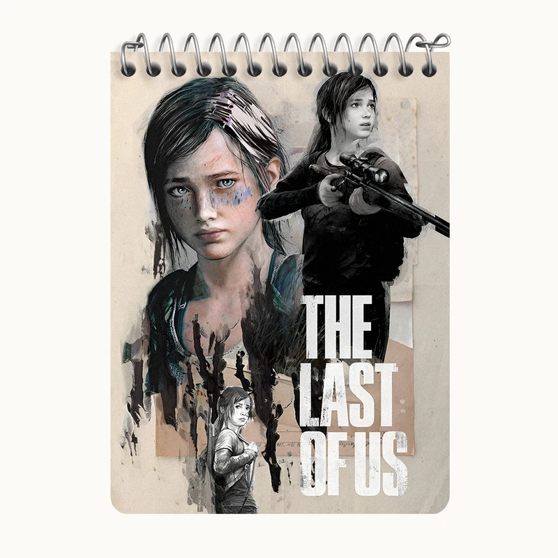 دفتر یادداشت 50 برگ خندالو طرح (The Last Of Us) آخرین بازمانده از ما کد N9297