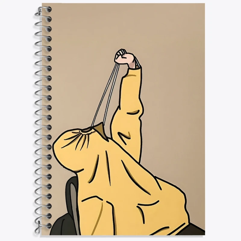 دفتر لغت 50 برگ خندالو طرح آدم فانتزی کد F3593