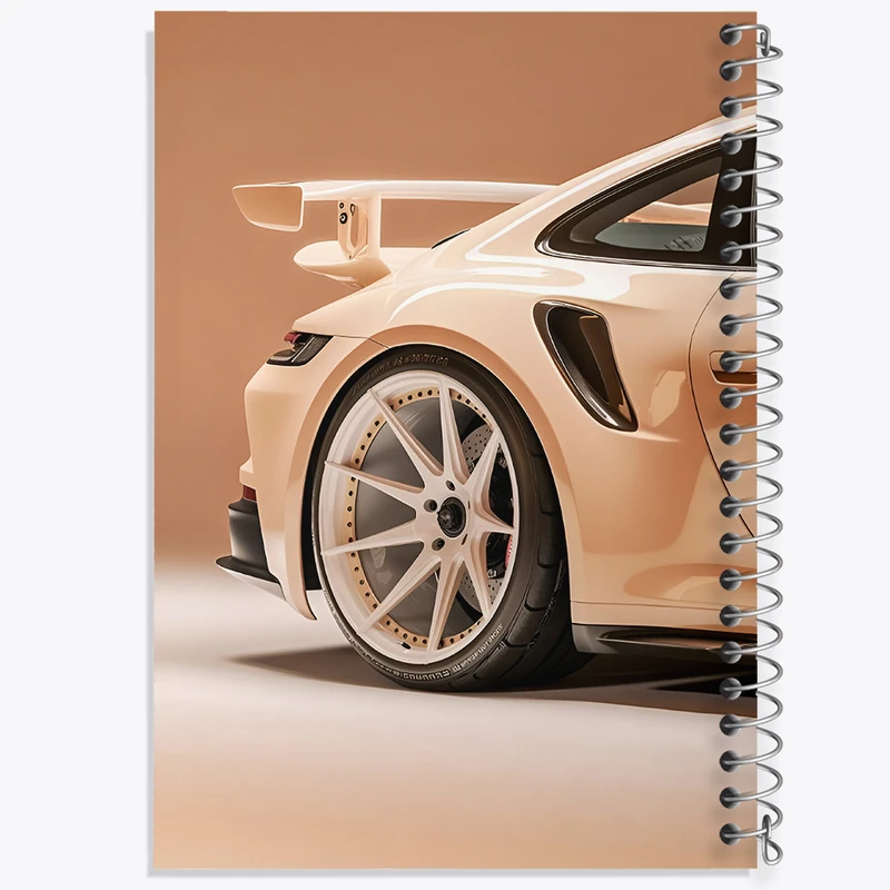 دفتر مشق 100 برگ خندالو طرح ماشین اسپرت کد F3888