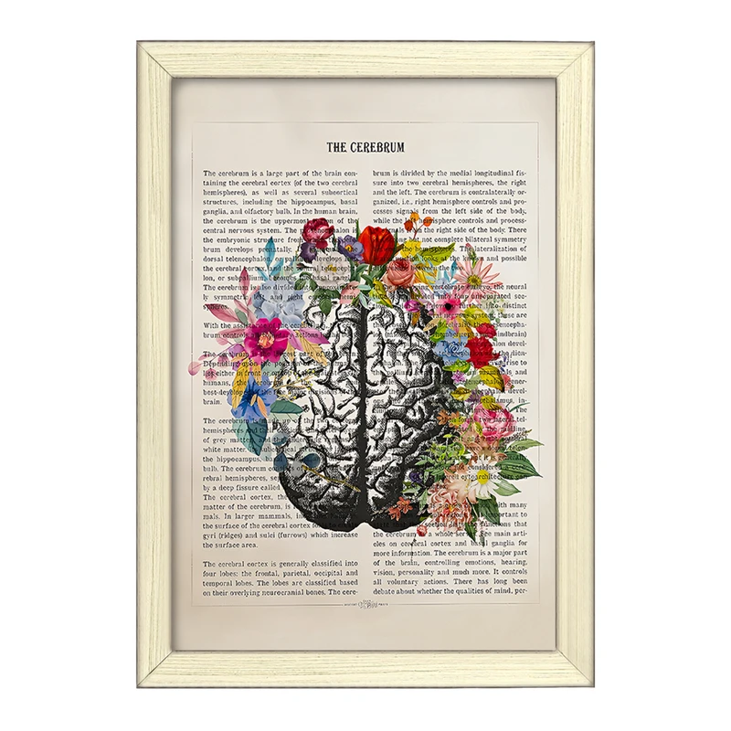 تابلو خندالو طرح مغز (Brain) کد F14045