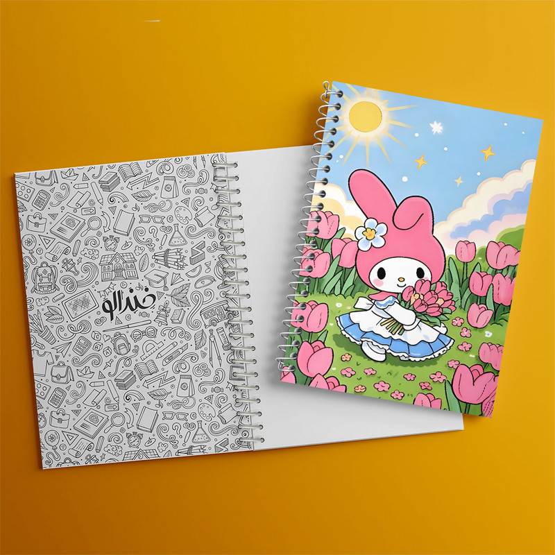 دفتر نقاشی 50 برگ خندالو طرح ملودی کد F12710