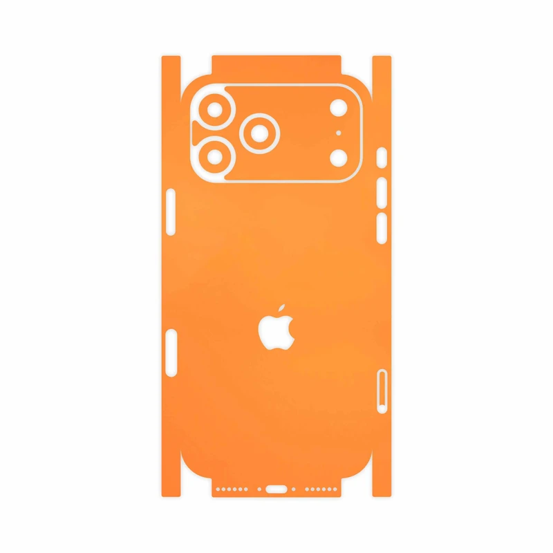 برچسب پوششی ماهوت مدل Matte-Orange-FullSkin مناسب برای گوشی موبایل اپل iPhone 17 Pro Max