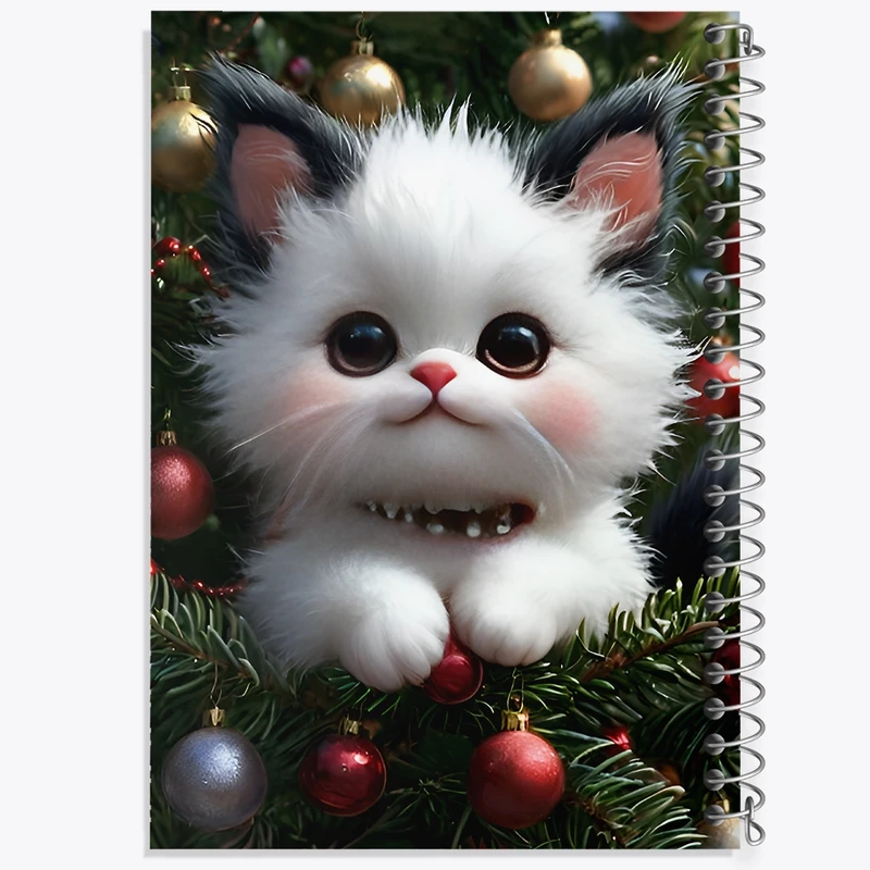 دفتر لیست خرید 50 برگ خندالو طرح گربه کیوت کد F11863