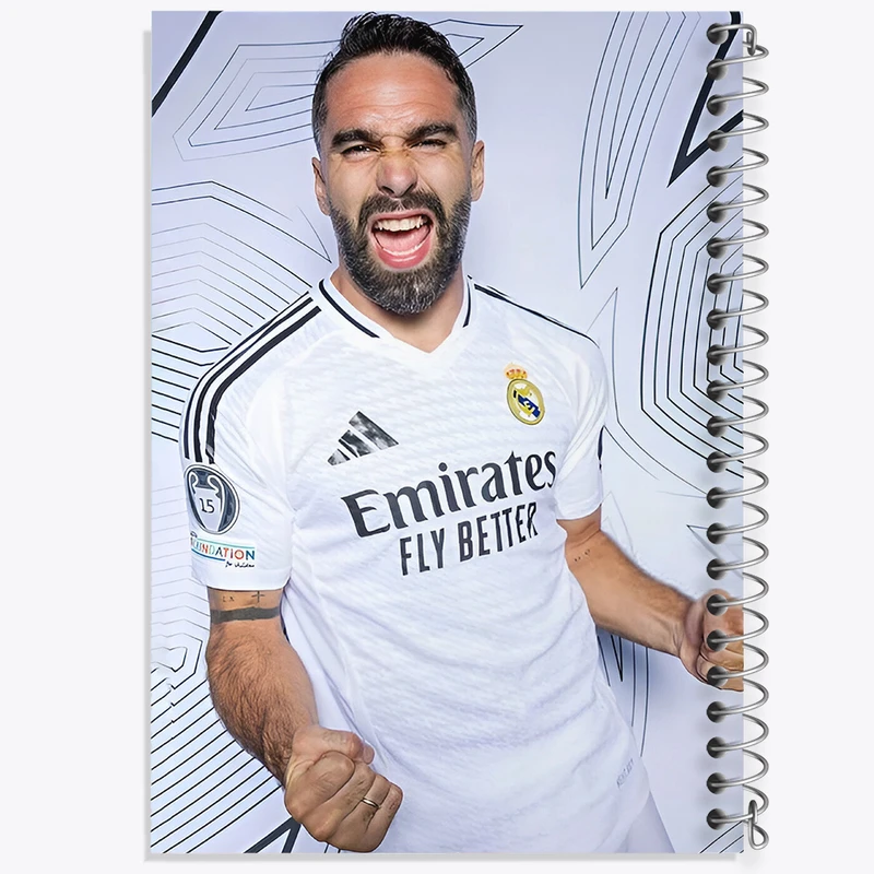 دفتر مشق 100 برگ خندالو طرح دنی کارواخال (Dani Carvajal) کد F14342