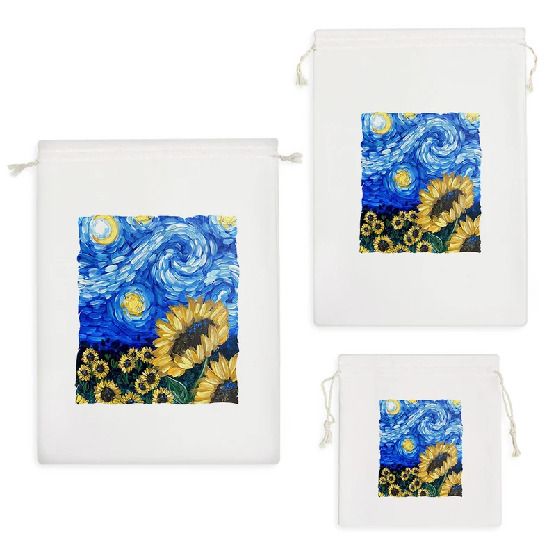 نظم دهنده خندالو مدل گل آفتابگردون ونگوگ کد 5631 مجموعه 3 عددی