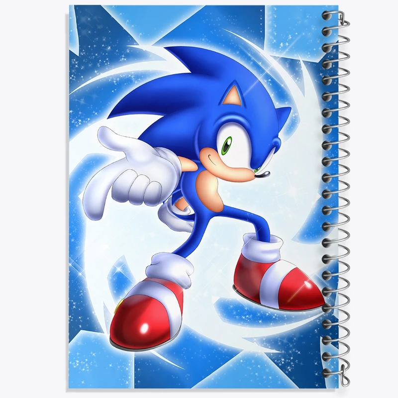 دفتر طراحی 50 برگ خندالو طرح سونیک (Sonic) کد 37022