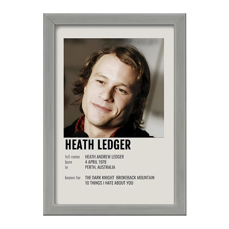 تابلو خندالو طرح هیث لجر (Heath Ledger) کد F13159