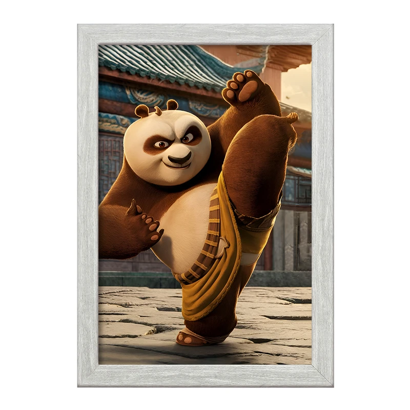 تابلو خندالو طرح پاندای کونگ فوکار کد F12725
