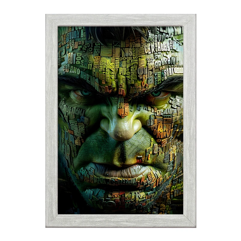 تابلو خندالو طرح هالک مارول (Marvel) کد F7165