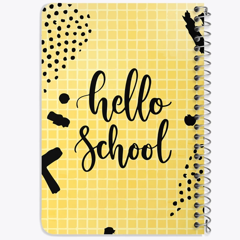 دفتر یادداشت 50 برگ خندالو طرح Hello School کد N280