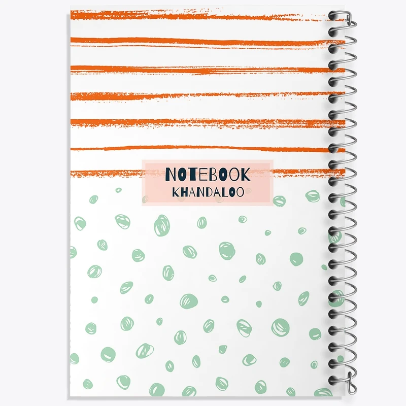 دفتر طراحی 50 برگ خندالو طرح فانتزی کد N963