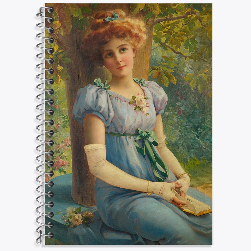 دفتر نت موسیقی 50 برگ خندالو طرح نقاشی نگاهی شیرین اثر امیلی ورنون کد F12174