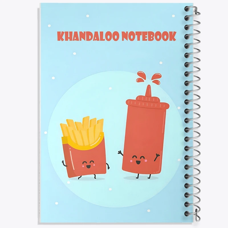دفتر لیست خرید 50 برگ خندالو طرح فست فود کد N7385