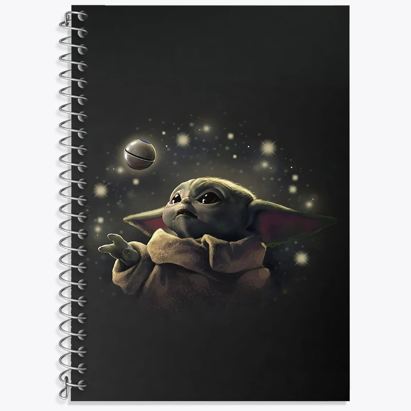 دفتر لغت 50 برگ خندالو طرح بیبی یودا کد F3368