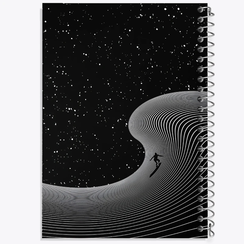 دفتر طراحی 50 برگ خندالو طرح موج سواری کد F4564