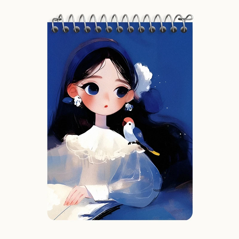 دفتر یادداشت 50 برگ خندالو طرح دخترانه کد N7131