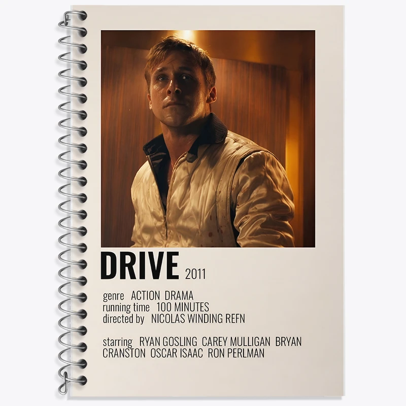 دفتر زبان دوخط 50 برگ خندالو طرح رانندگی (Drive) کد F13022