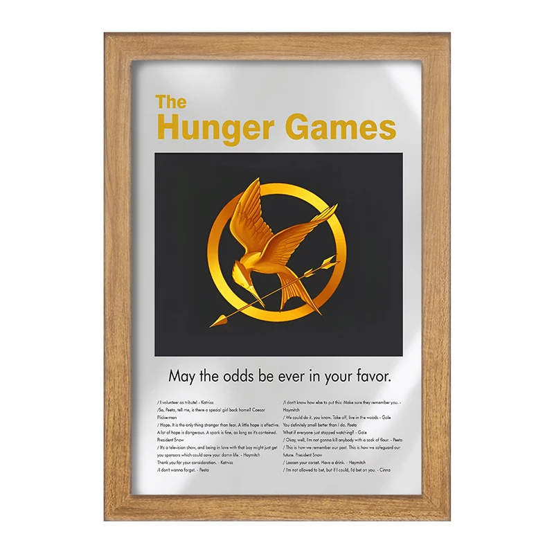 تابلو خندالو طرح بازی‌های گرسنگی (The Hunger Games) کد F13811