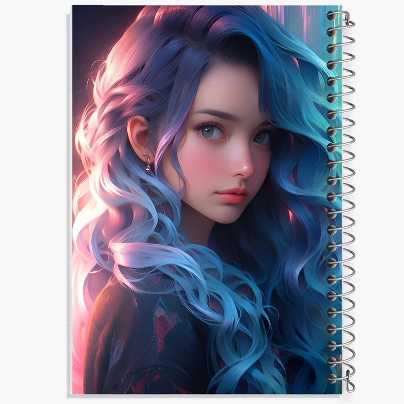 دفتر طراحی 50 برگ خندالو طرح دخترانه کد N3827