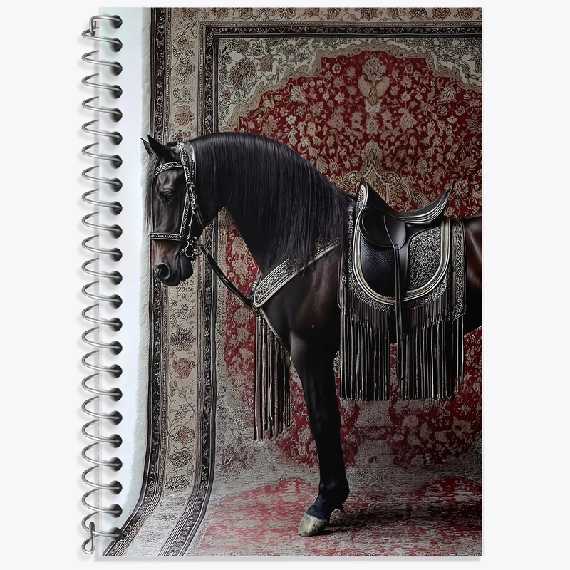 دفتر نت موسیقی 50 برگ خندالو طرح اسب اصیل کد F14373