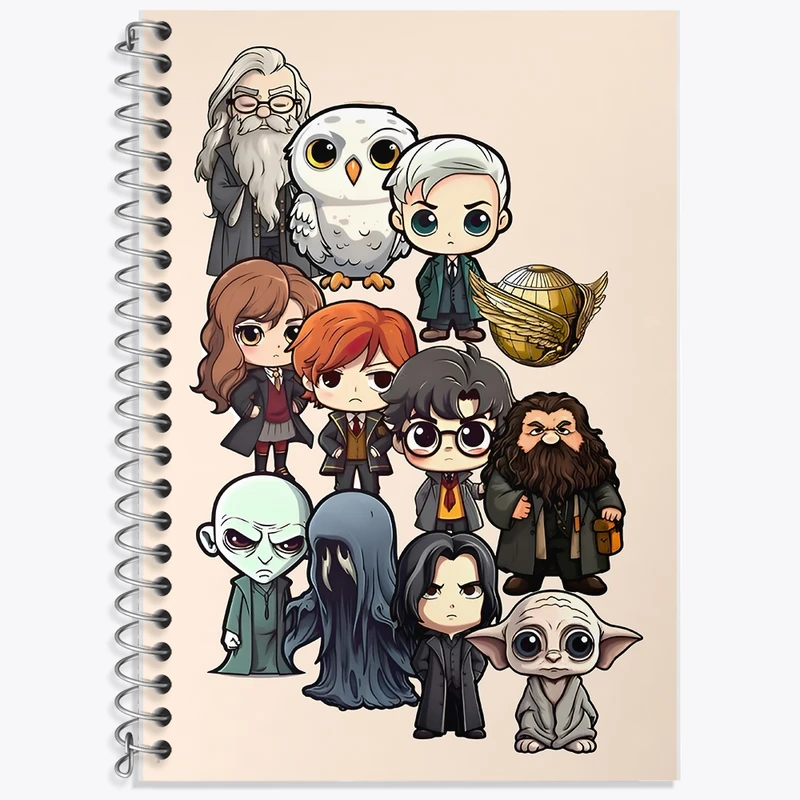 دفتر لغت 50 برگ خندالو طرح هری پاتر (Harry Potter) کد F9262