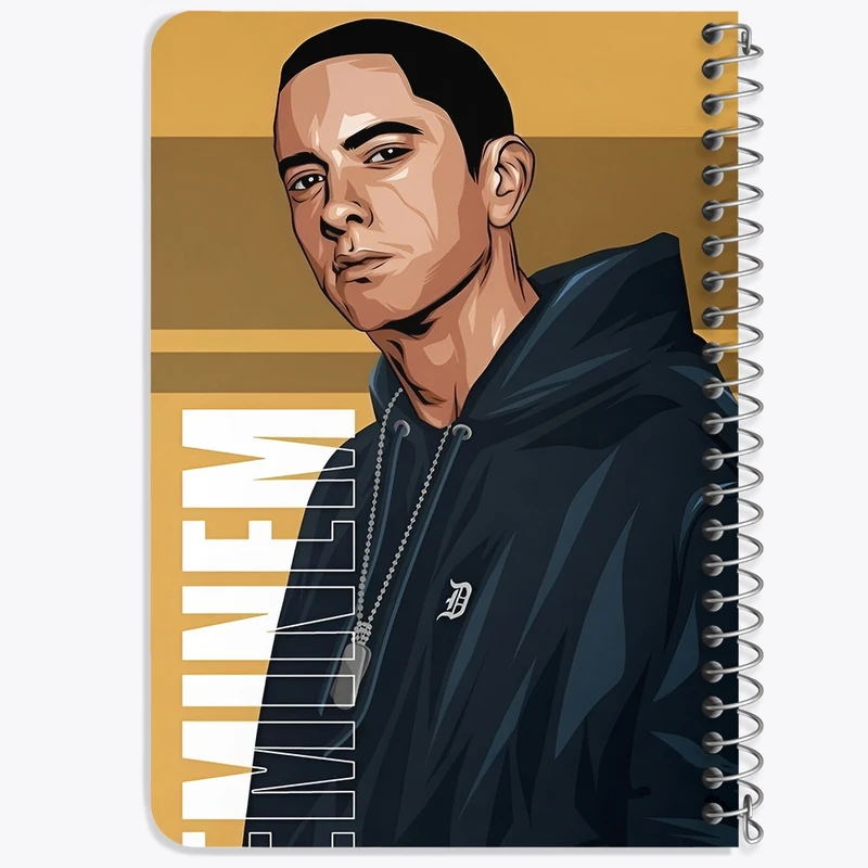 دفتر یادداشت 50 برگ خندالو طرح امینم (Eminem) کد F10221