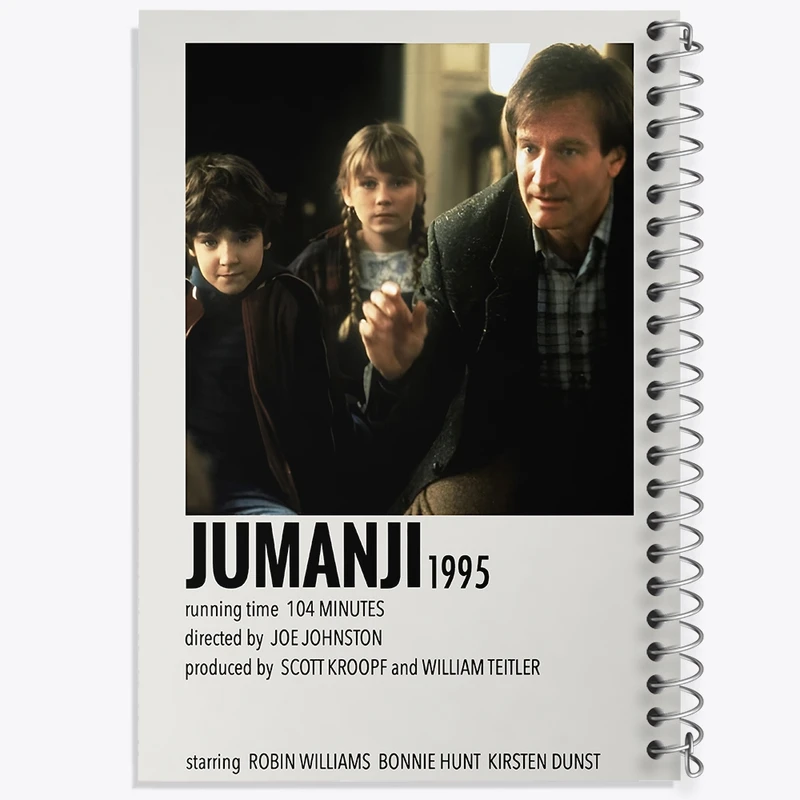دفتر طراحی 50 برگ خندالو طرح جومانجی (Jumanji) کد F13122